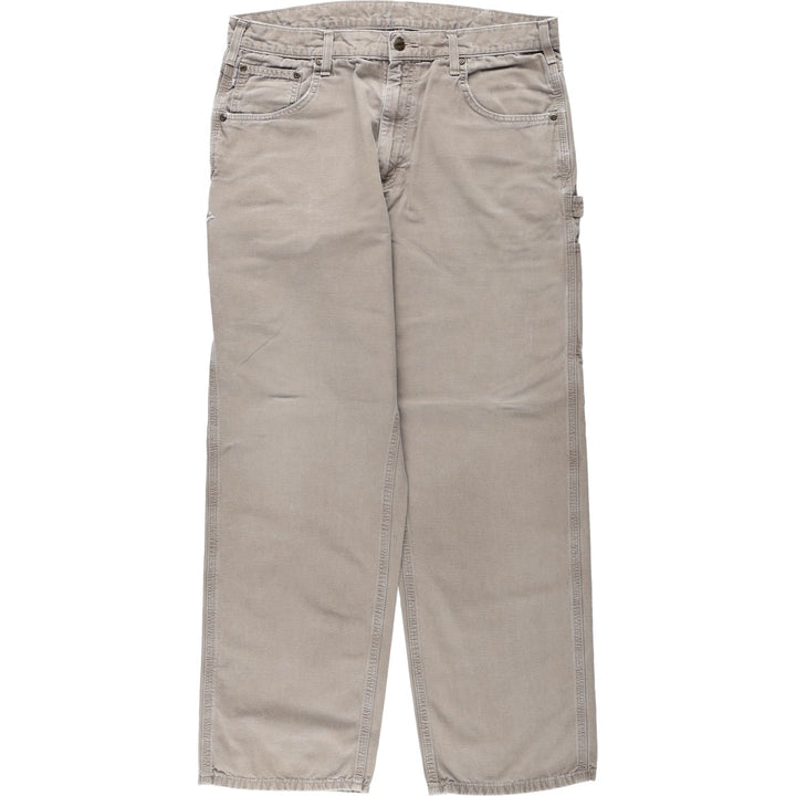 Carhartt Duck Painter Pants, Men's, W36 equivalent unclear brown type Vintage Second Hand