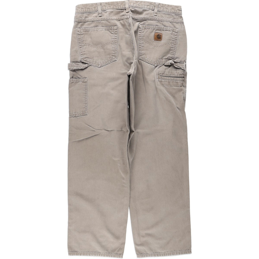 Carhartt Duck Painter Pants, Men's, W36 equivalent unclear brown type Vintage Second Hand