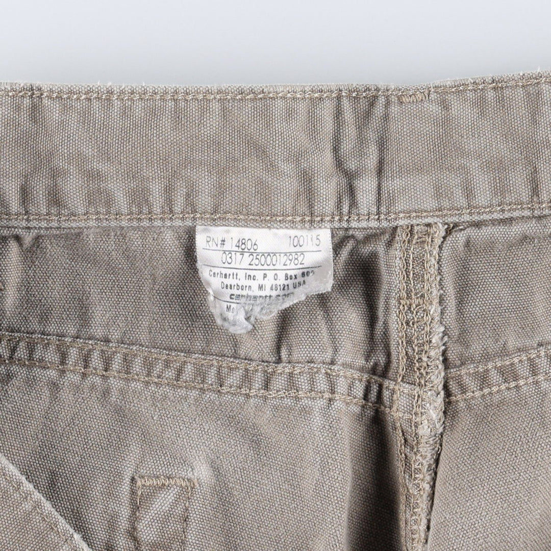 Carhartt Duck Painter Pants, Men's, W36 equivalent unclear brown type Vintage Second Hand