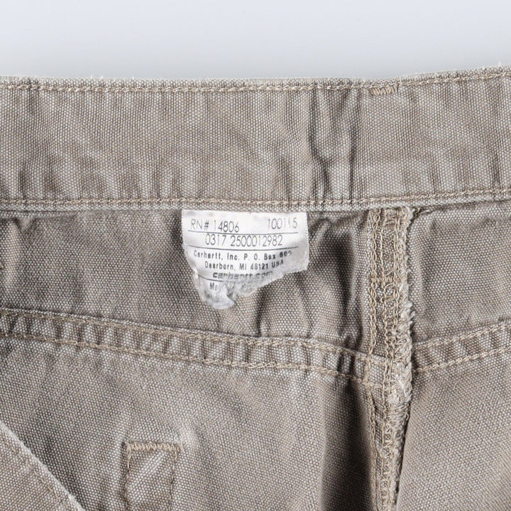 Carhartt Duck Painter Pants, Men's, W36 equivalent unclear brown type Vintage Second Hand