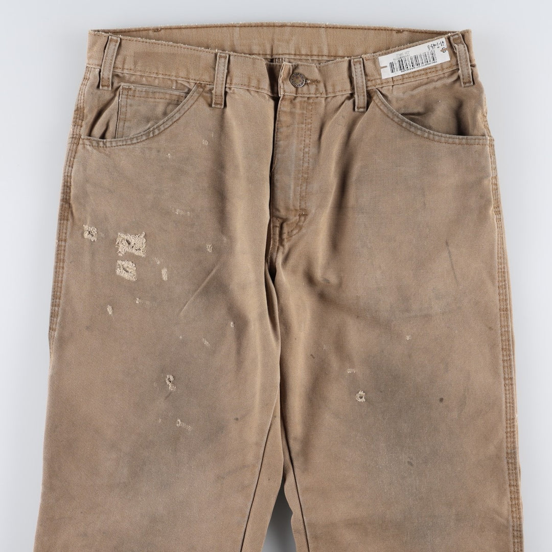 Dickies Duck Painter Pants Men's W35 equivalent cotton Beige type Vintage Second Hand