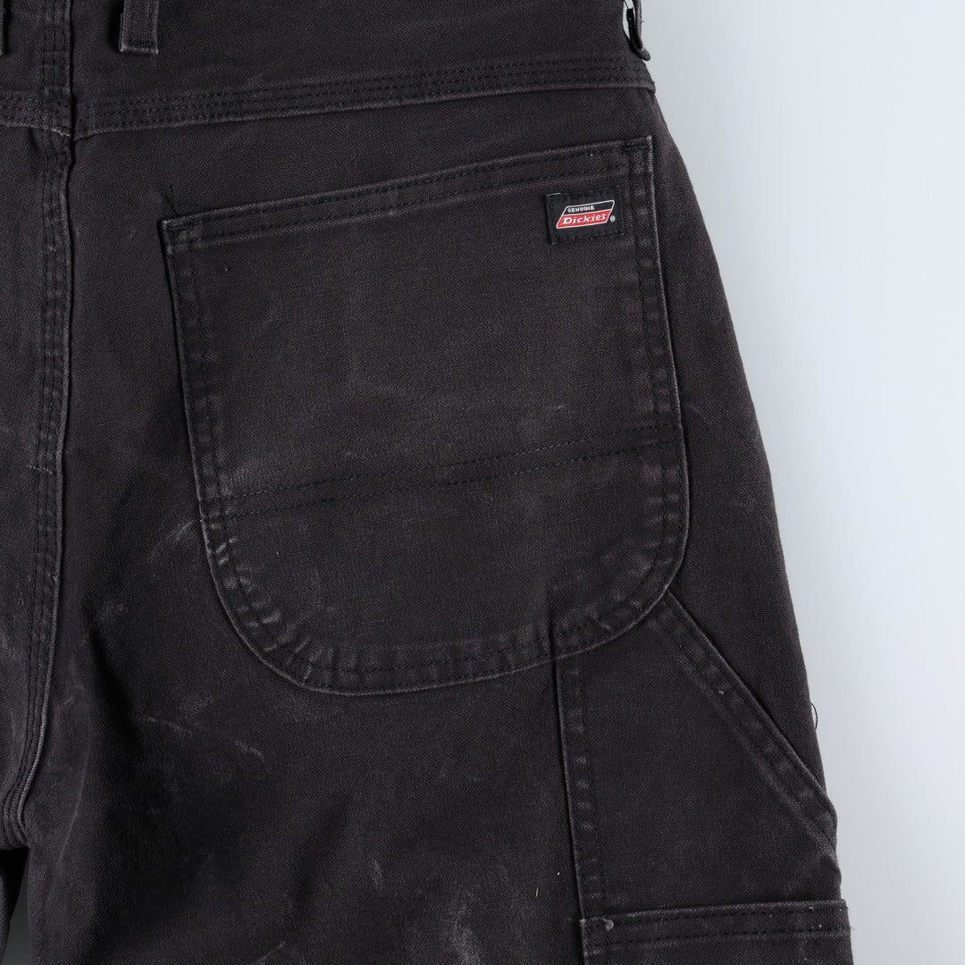 Dickies Duck Painter Pants Men's W34 equivalent cotton black type Vintage Second Hand