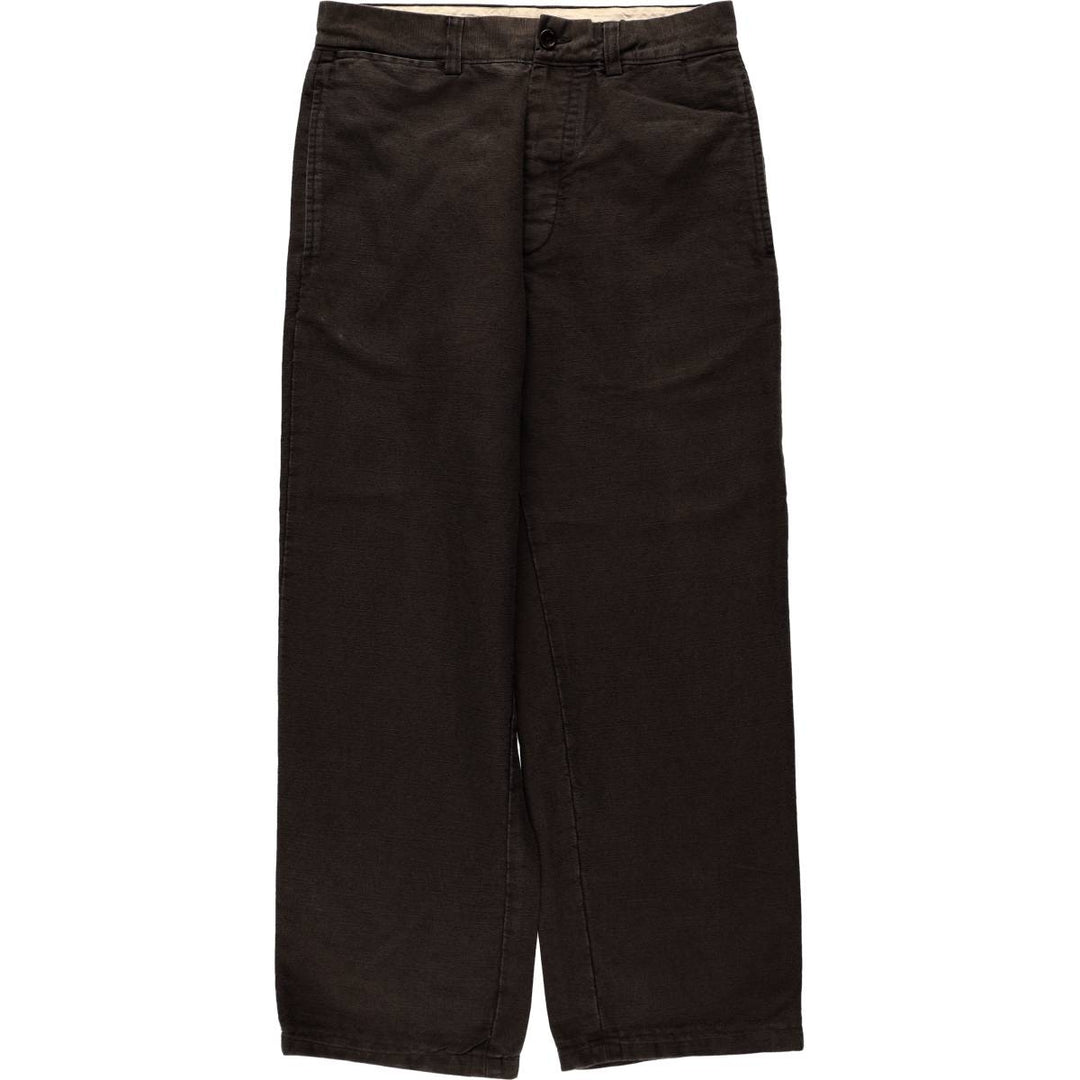 Clothes Express Linen Pants Slacks Men's W33 equivalent linen Charcoal Vintage Second Hand