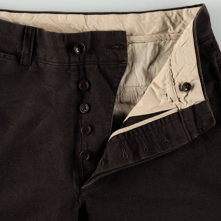 Clothes Express Linen Pants Slacks Men's W33 equivalent linen Charcoal Vintage Second Hand