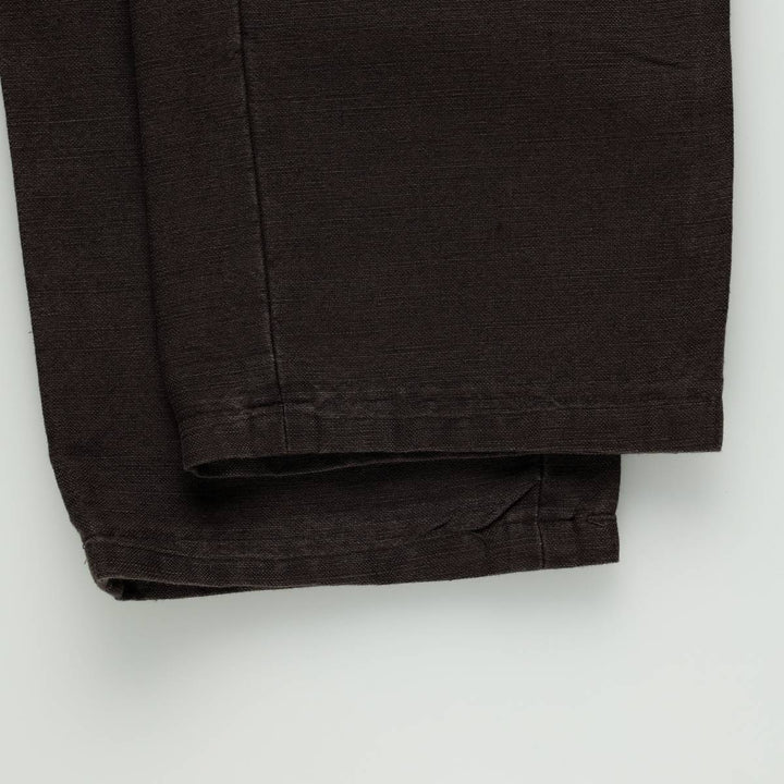 Clothes Express Linen Pants Slacks Men's W33 equivalent linen Charcoal Vintage Second Hand