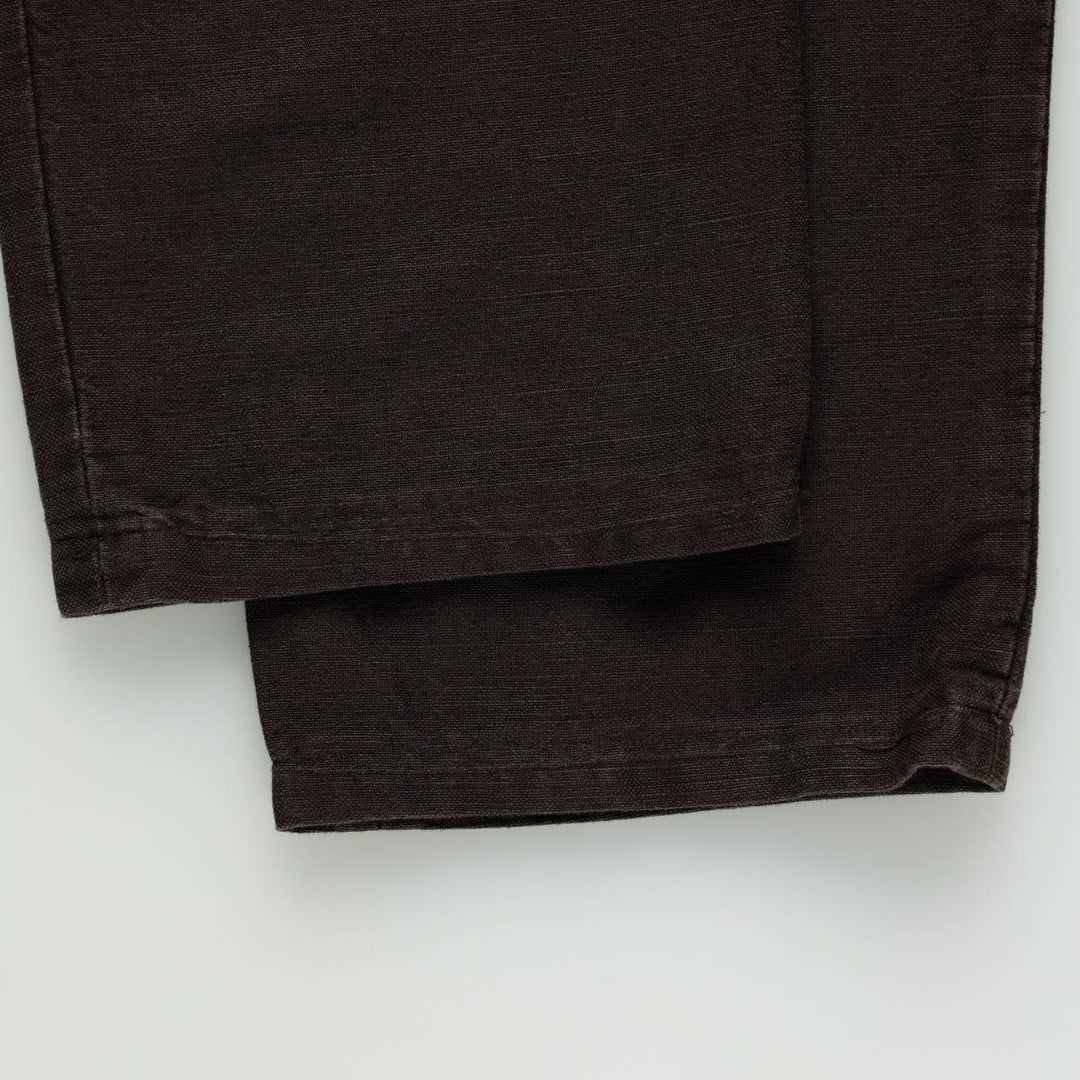 Clothes Express Linen Pants Slacks Men's W33 equivalent linen Charcoal Vintage Second Hand