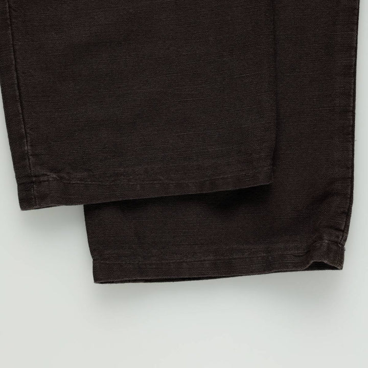 Clothes Express Linen Pants Slacks Men's W33 equivalent linen Charcoal Vintage Second Hand