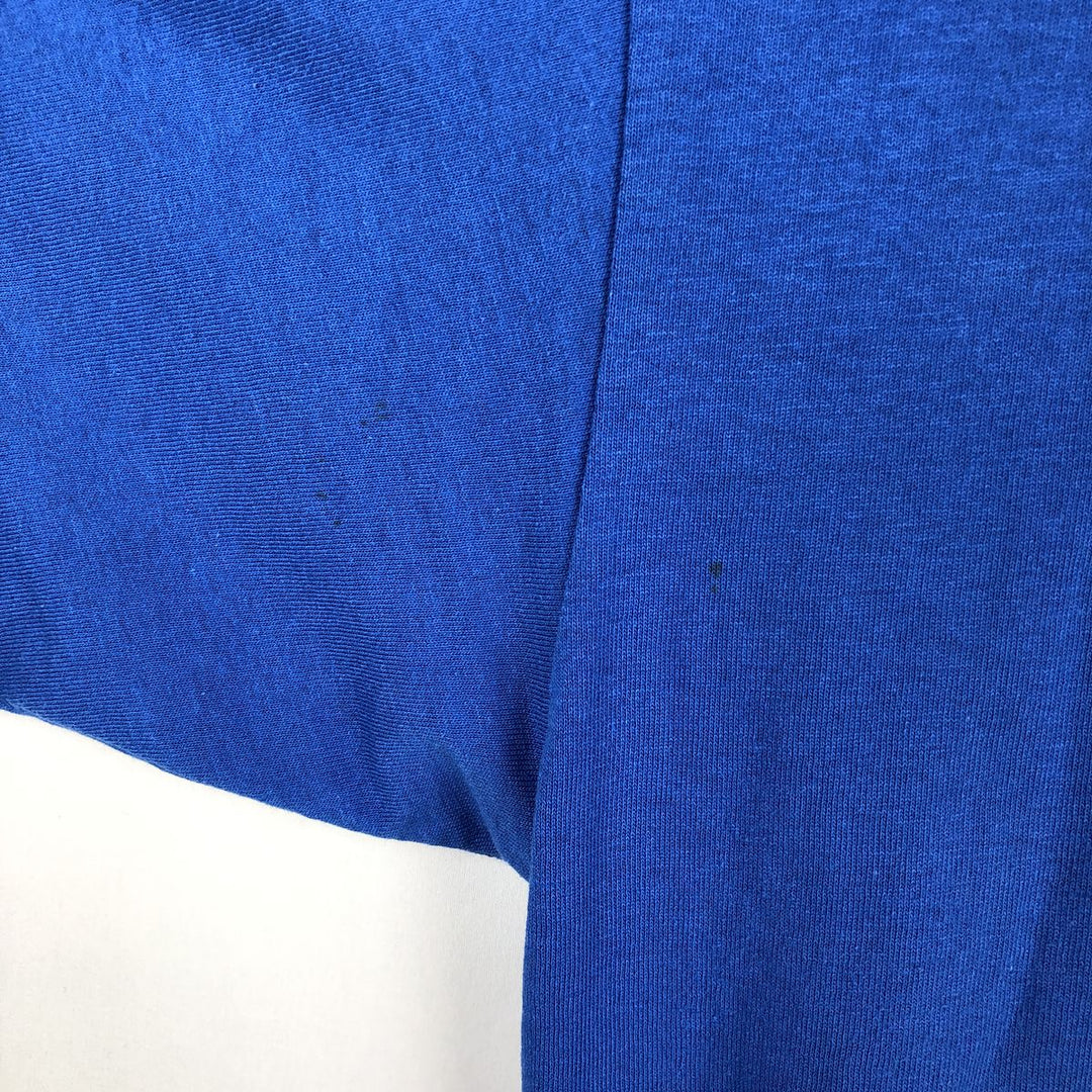 90'S Hanes HEAVYWEIGHT 50 cotton blue type Vintage Second Hand