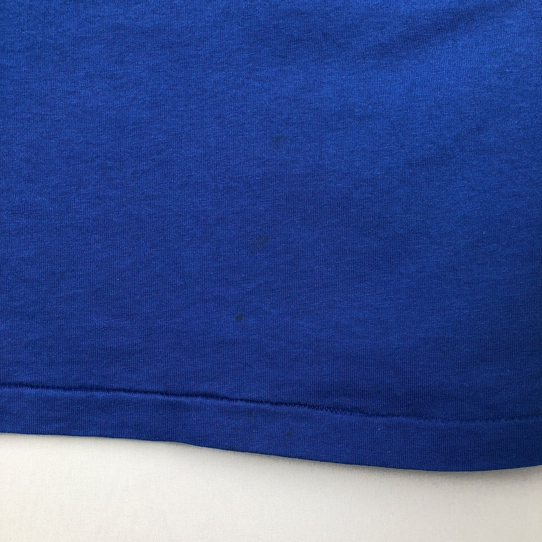 90'S Hanes HEAVYWEIGHT 50 cotton blue type Vintage Second Hand
