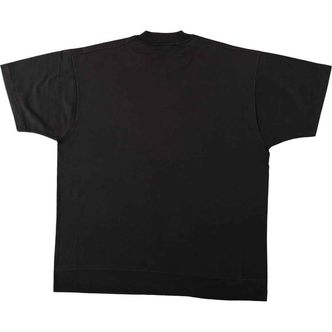 90'S Fruit of the Loom Luckenbach Texas Advertising T-Shirt, Made in USA, Men's XL equivalent, Short Sleeve, Vintage cotton black type Vintage Second Hand
