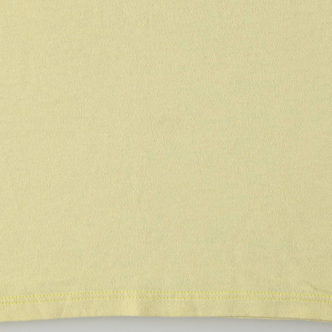 70s-80'S Sportswear Mellon Bank MONOPOLY Advertising T-Shirt, Made in USA, Men's Size L (approx.), Vintage polyester yellow type Vintage Second Hand