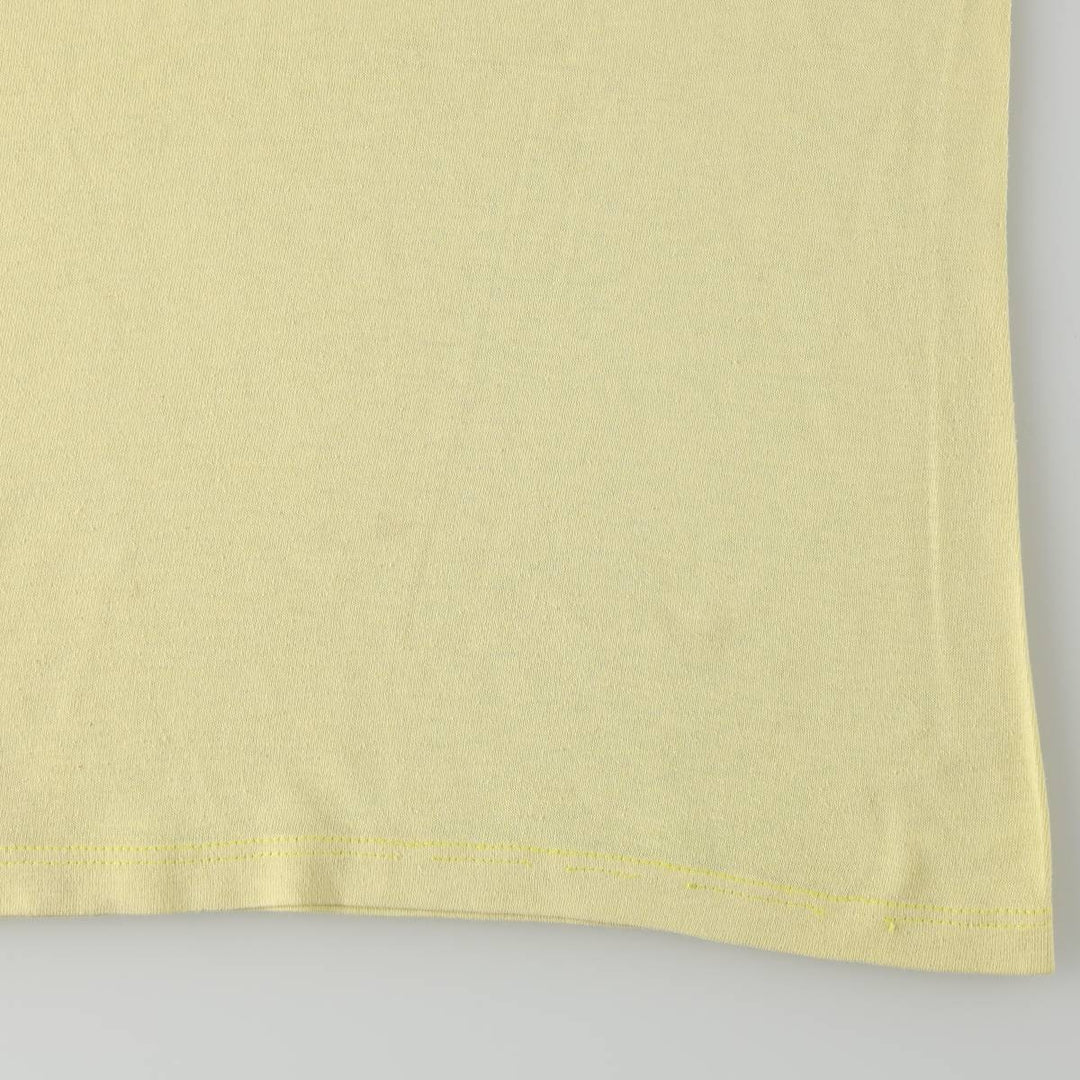 70s-80'S Sportswear Mellon Bank MONOPOLY Advertising T-Shirt, Made in USA, Men's Size L (approx.), Vintage polyester yellow type Vintage Second Hand