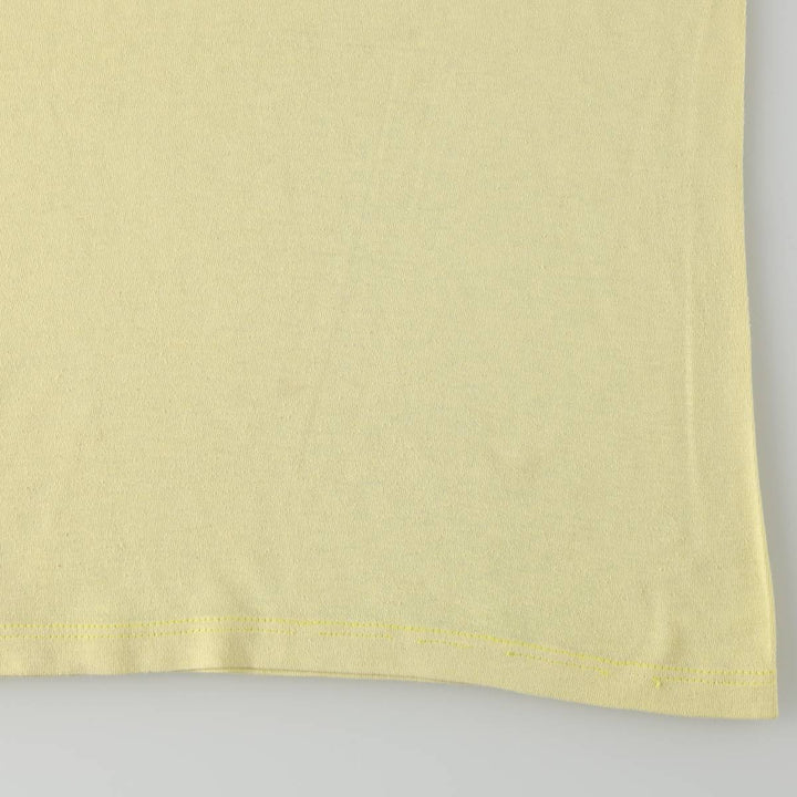 70s-80'S Sportswear Mellon Bank MONOPOLY Advertising T-Shirt, Made in USA, Men's Size L (approx.), Vintage polyester yellow type Vintage Second Hand