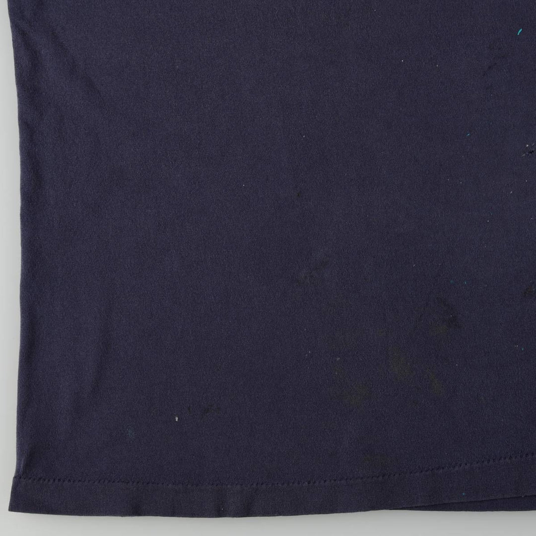 90'S Tee Jays SOF TEE Mr. Bubble Advertising T-Shirt Made in USA Men's XL equivalent Vintage cotton navy blue type Vintage Second Hand