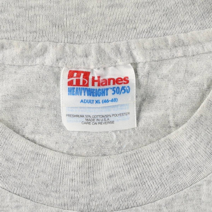 90's Hanes Heavyweight 50 cotton gray type Vintage Second Hand