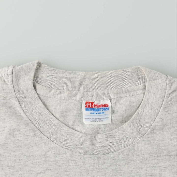 90's Hanes Heavyweight 50 cotton gray type Vintage Second Hand