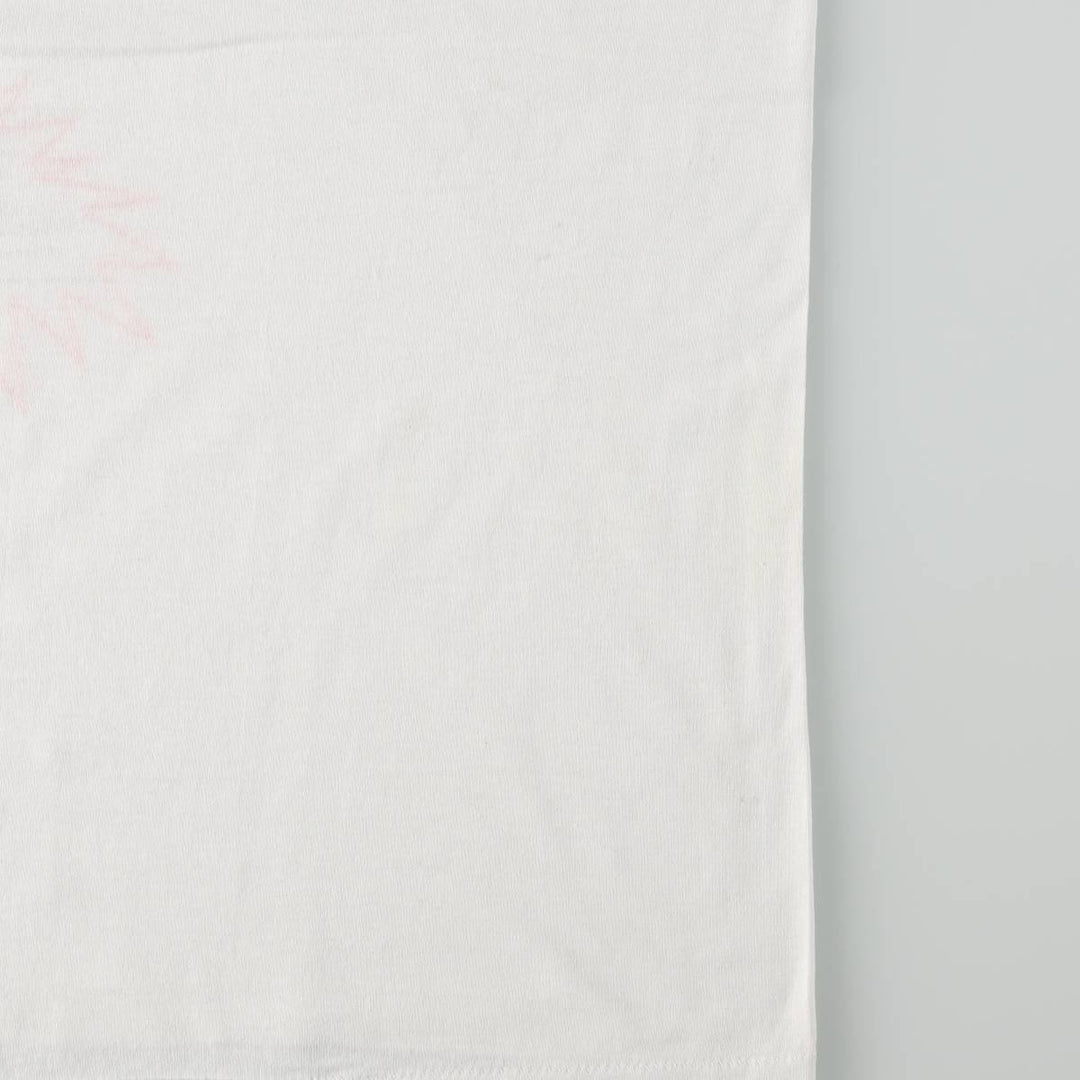80s-90'S Center Star AMPROBE Advertising T-Shirt, Made in USA, Men's XL equivalent, Vintage polyester white type Vintage Second Hand