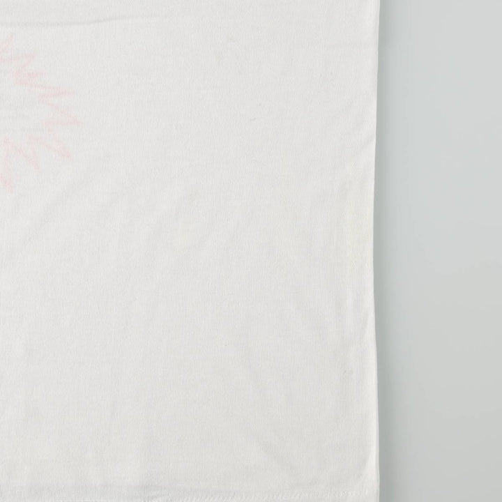 80s-90'S Center Star AMPROBE Advertising T-Shirt, Made in USA, Men's XL equivalent, Vintage polyester white type Vintage Second Hand