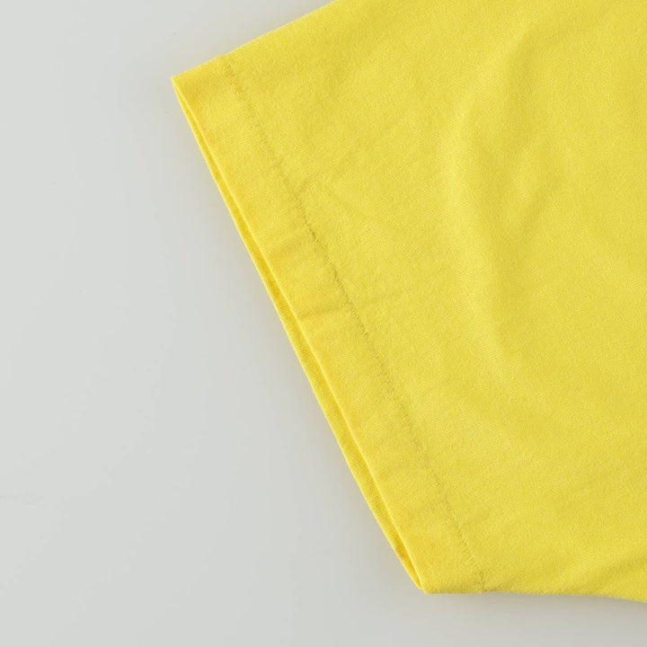 90's Hanes Heavyweight 50 cotton yellow type Vintage Second Hand