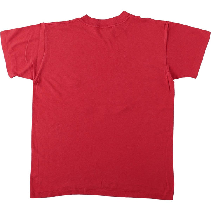 80s-90'S ONEITA Hiragana Advertising T-Shirt, Made in USA, Men's Size M (Equivalent), Vintage polyester red type Vintage Second Hand