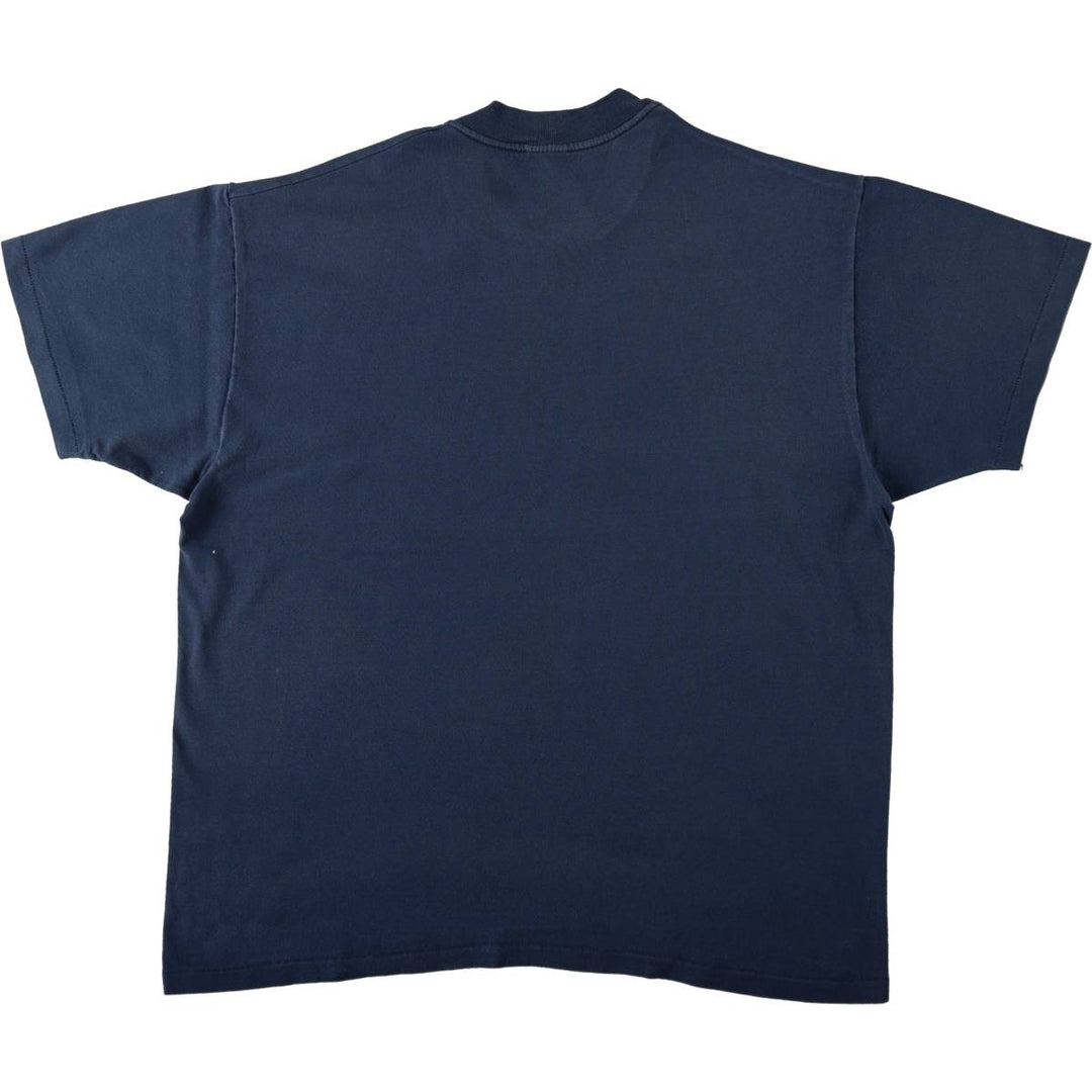 90'S GOLDEN LION PUB AND BREWERY Lion Pattern Advertising T-Shirt, Men's Size L (approx.), Vintage unclear navy blue type Vintage Second Hand