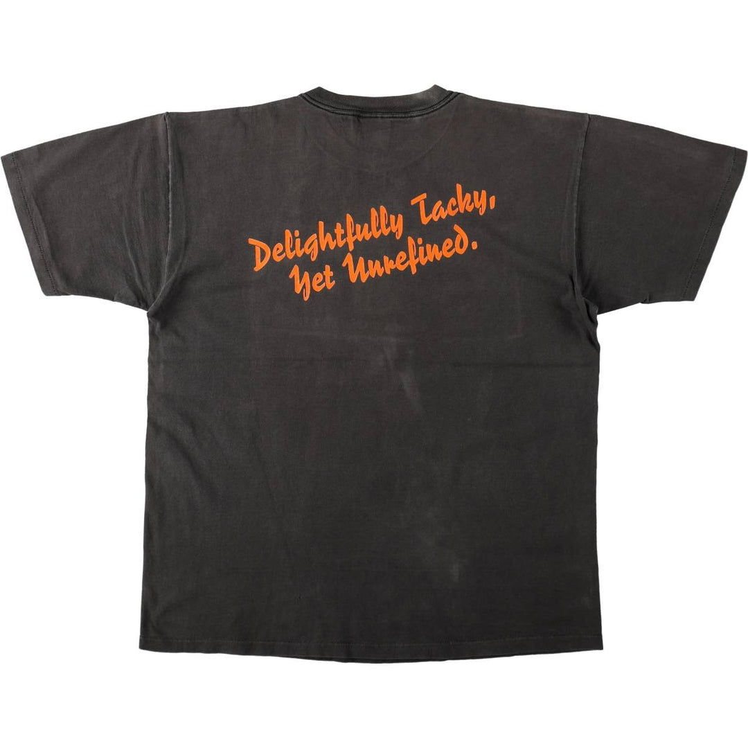 90'S ONEITA PowerPro HOOTERS Advertising T-Shirt, Men's XL equivalent, Vintage cotton black type Vintage Second Hand
