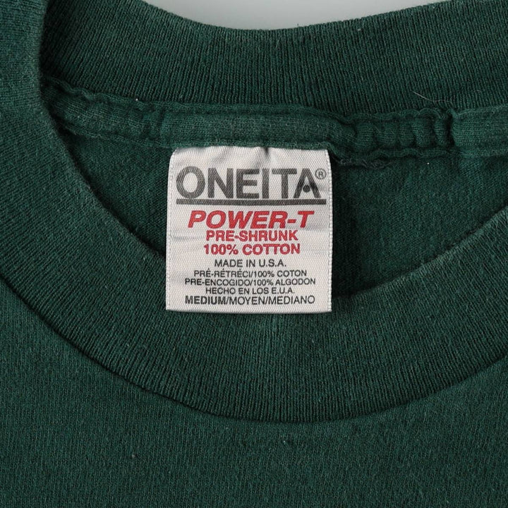 90'S ONEITA Trader Joe's Hibiscus Pattern Advertising T-Shirt, Made in USA, Men's Size M (Equivalent), Vintage cotton Green type dark green Vintage Second Hand