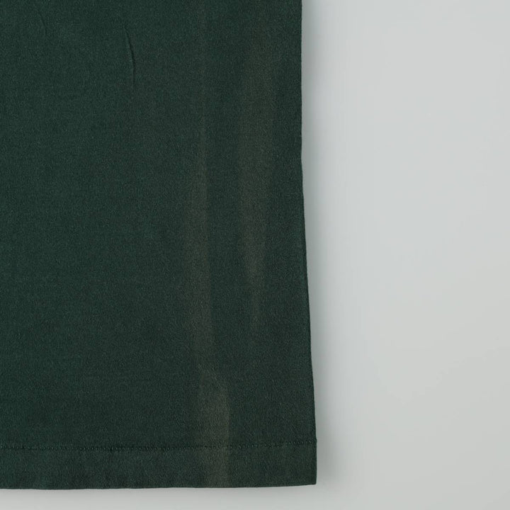 90'S Fruit of the Loom BARLEY'S BREWING COMPANY Advertising T-Shirt, Made in USA, Men's XL equivalent, Vintage cotton Green type dark green Vintage Second Hand
