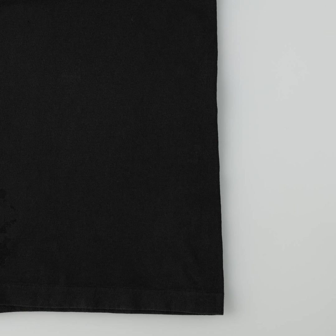 90'S Fruit of the Loom Winston advertising T-shirt, Made in USA, Men's XL equivalent. cotton black type Vintage Second Hand