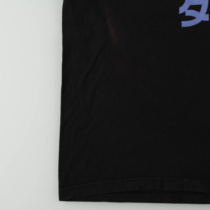 DRAGONBALL Z Vegeta Anime Character Print T-Shirt (Men's Size L) cotton black type Vintage Second Hand