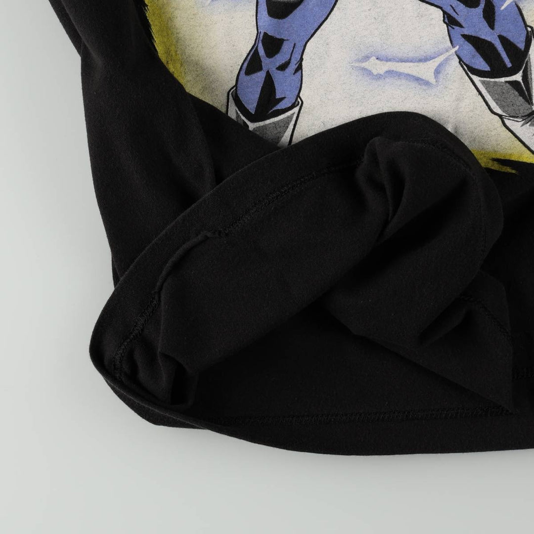 DRAGONBALL Z Vegeta Anime Character Print T-Shirt (Men's Size L) cotton black type Vintage Second Hand