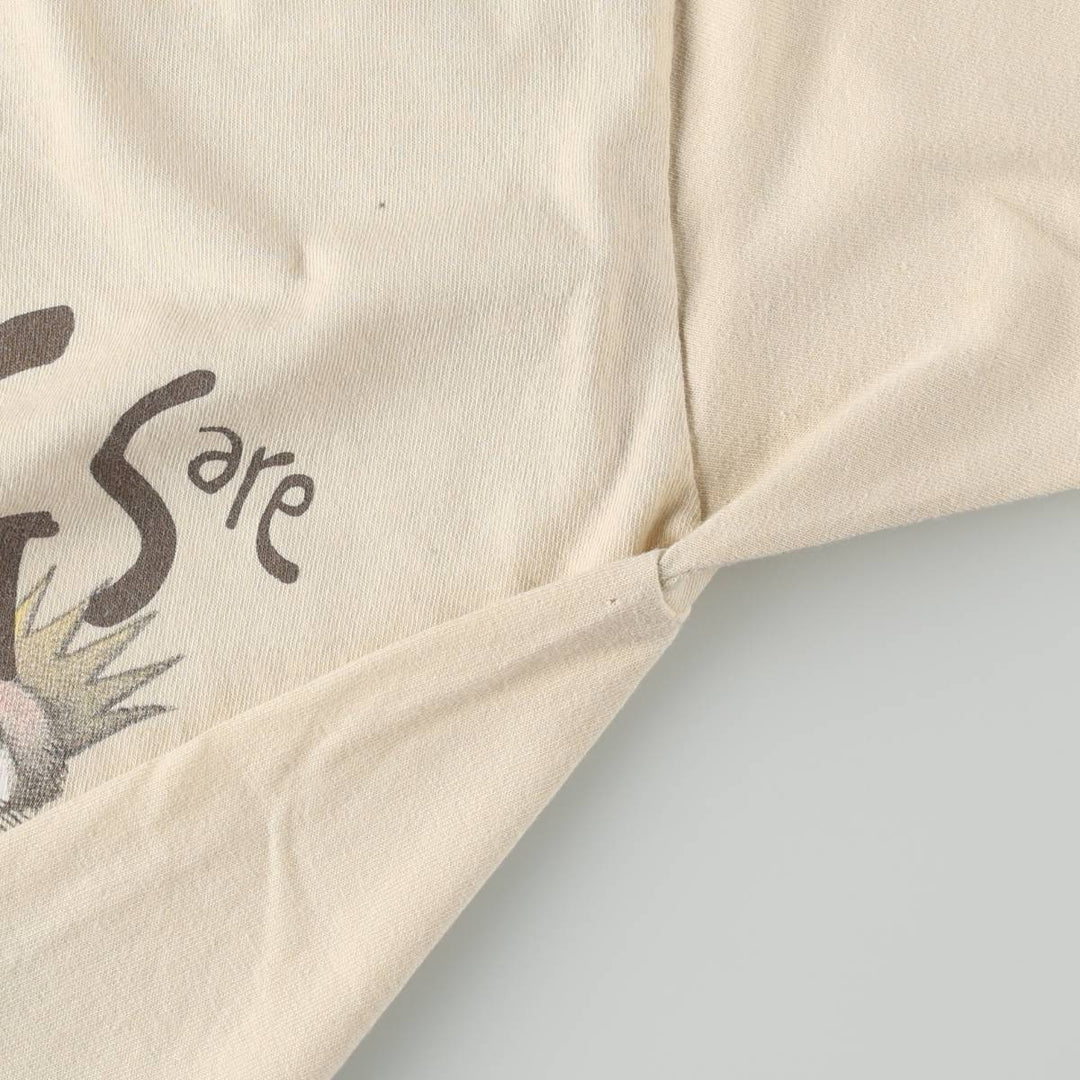 Where the Wild Things Are Character Print T-Shirt (Men's Size L) cotton unbleached Vintage Second Hand