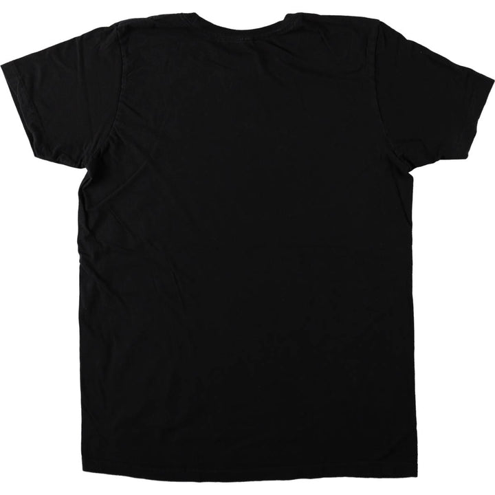 The Nightmare Before Christmas Character Print T-Shirt (Men's Size L) cotton black type Vintage Second Hand