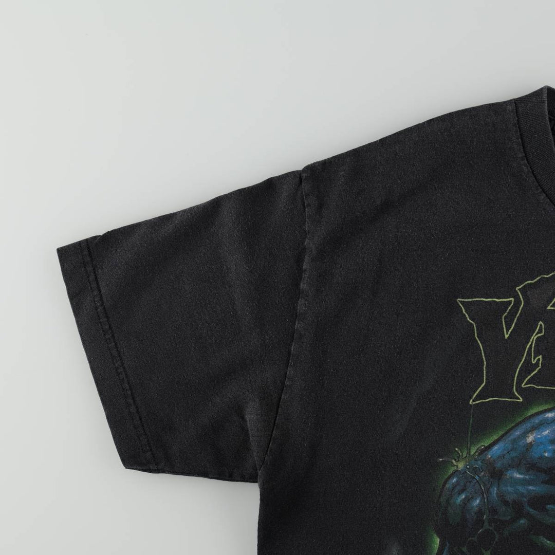 VENOM Venom character print T-shirt Men's L size unclear black type Vintage Second Hand