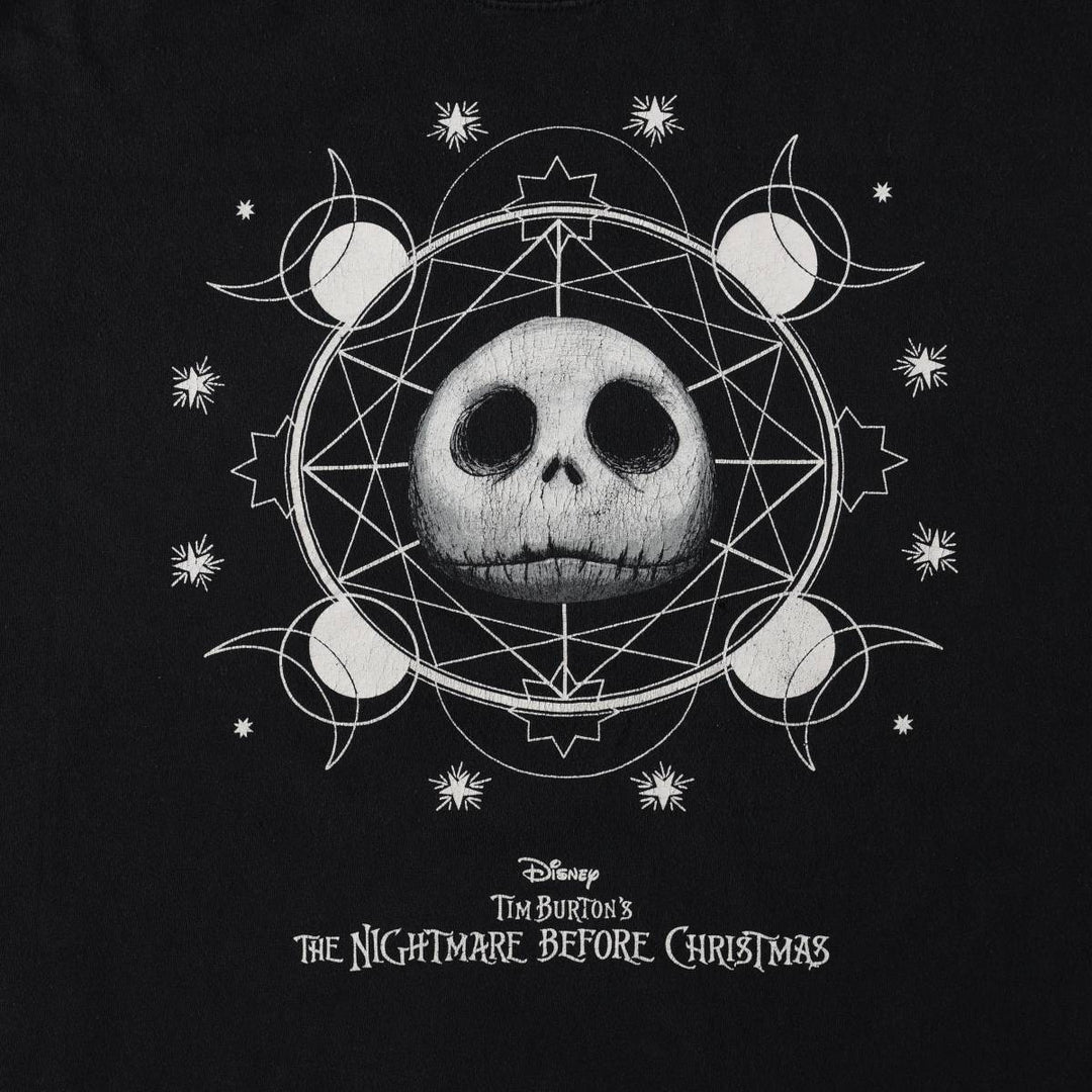 THE NIGHTMARE BEFORE CHRISTMAS Character Print T-Shirt (Men's XL equivalent) cotton black type Vintage Second Hand