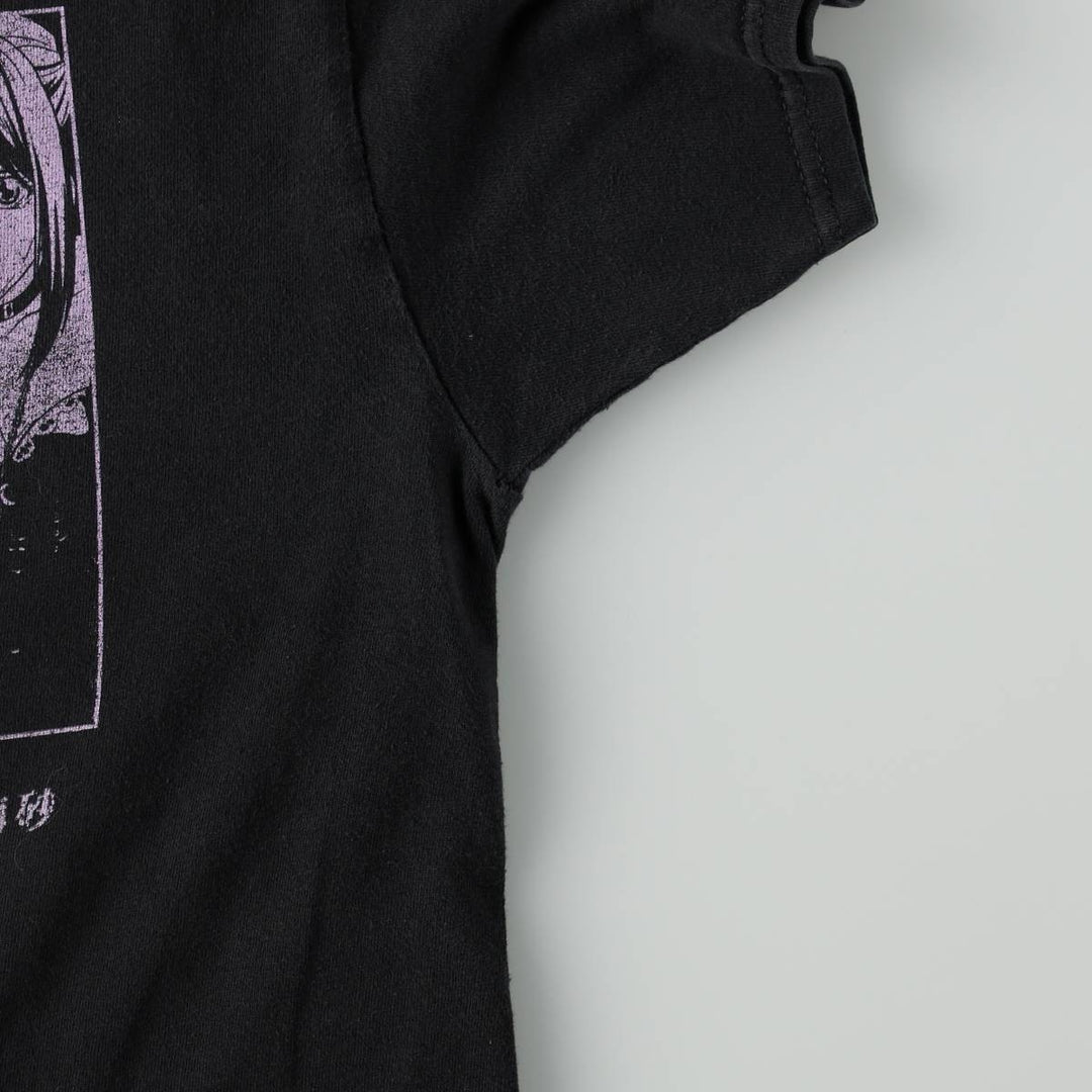 DEATH NOTE Anime Character Print T-Shirt Men's Size L cotton black type Vintage Second Hand