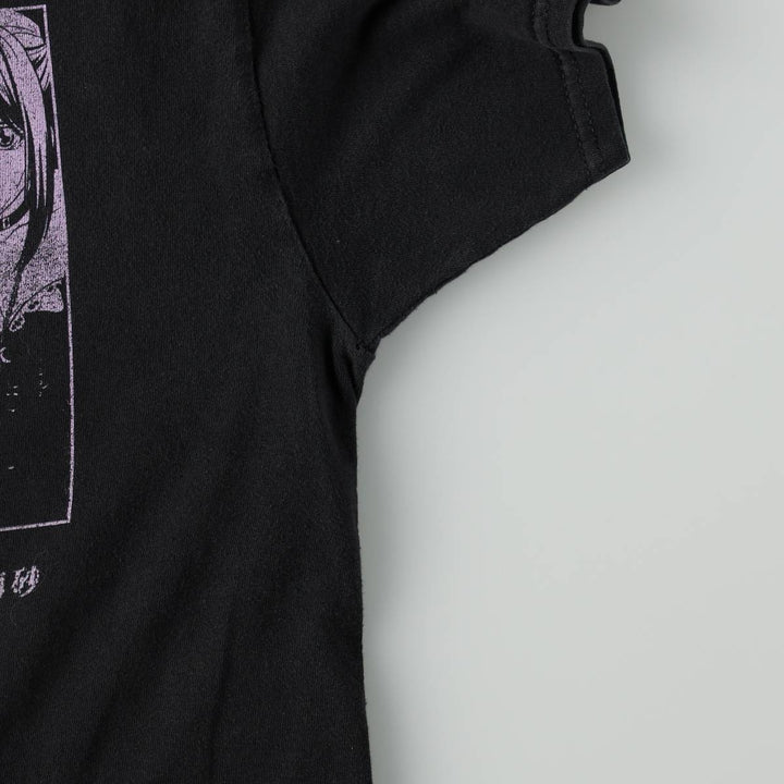 DEATH NOTE Anime Character Print T-Shirt Men's Size L cotton black type Vintage Second Hand