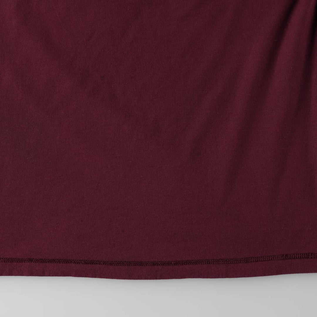 HYPLAND INUYASHA Inuyasha Sesshomaru Large Print Anime Character Print T-Shirt Men's Size L (approx.) unclear burgundy type Vintage Second Hand