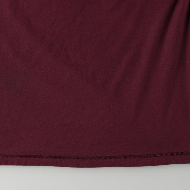 HYPLAND INUYASHA Inuyasha Sesshomaru Large Print Anime Character Print T-Shirt Men's Size L (approx.) unclear burgundy type Vintage Second Hand