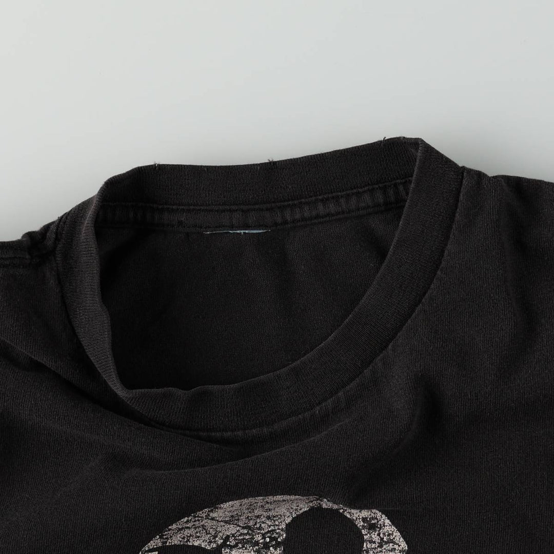 THE NIGHTMARE BEFORE CHRISTMAS Character Print T-Shirt (Men's Size S) unclear black type Vintage Second Hand
