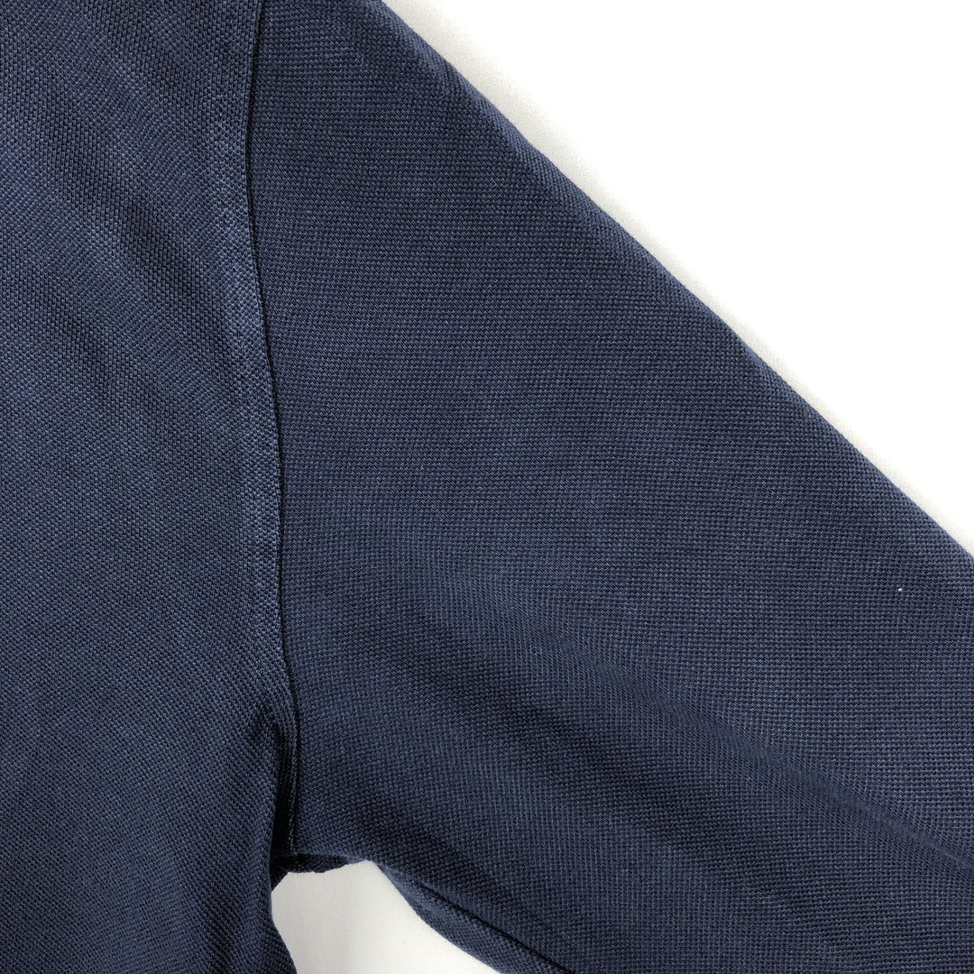Brooks Brothers 1818 One-Point Long-Sleeve Polo Shirt, Men's Size L (approx.) cotton black type Vintage Second Hand