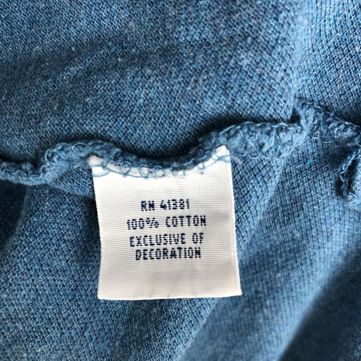 Ralph Lauren POLO RALPH LAUREN Long Sleeve Polo Shirt Men's XL cotton blue type Vintage Second Hand
