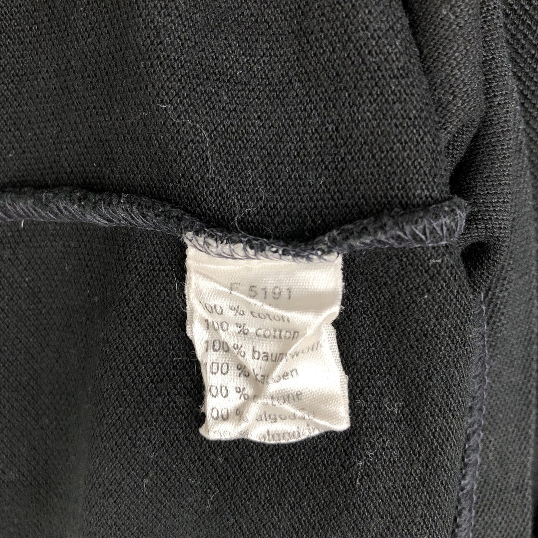 Lacoste LACOSTE Long Sleeve Polo Shirt Size 6 Men's XL cotton black type Vintage Second Hand
