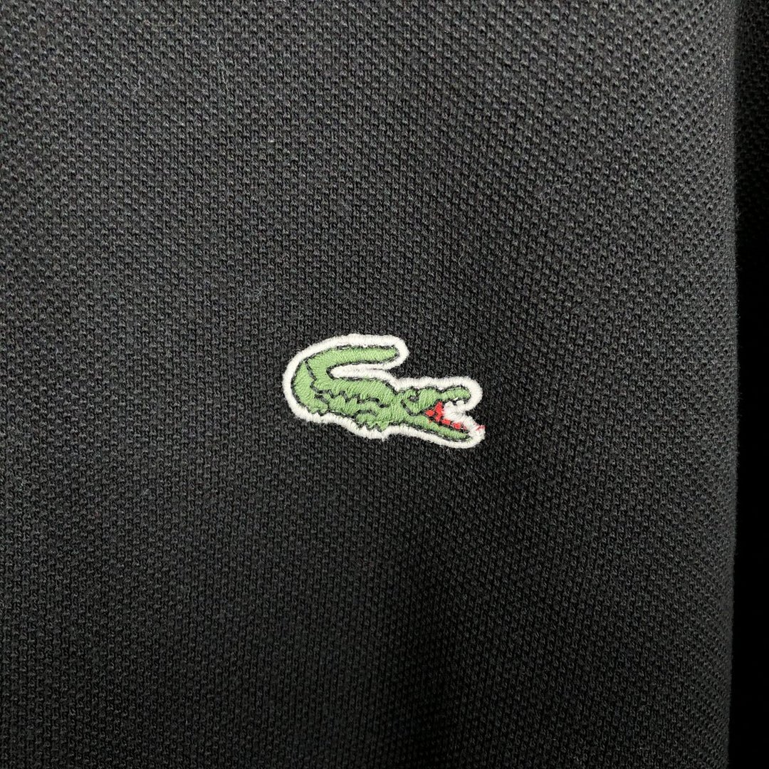 Lacoste LACOSTE Long Sleeve Polo Shirt Size 6 Men's XL cotton black type Vintage Second Hand