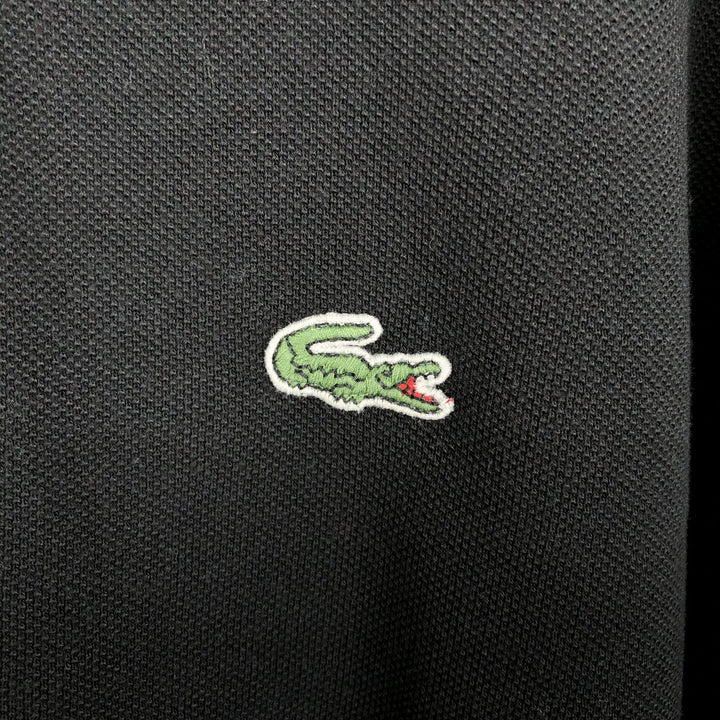 Lacoste LACOSTE Long Sleeve Polo Shirt Size 6 Men's XL cotton black type Vintage Second Hand