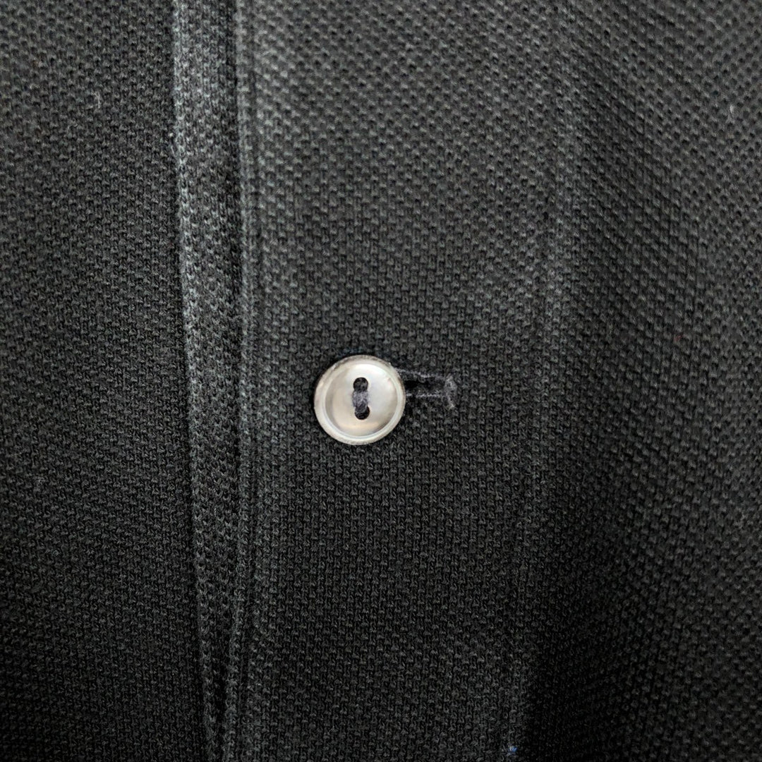 Lacoste LACOSTE Long Sleeve Polo Shirt Size 6 Men's XL cotton black type Vintage Second Hand