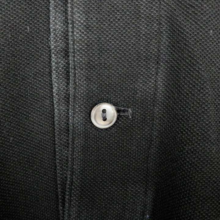 Lacoste LACOSTE Long Sleeve Polo Shirt Size 6 Men's XL cotton black type Vintage Second Hand