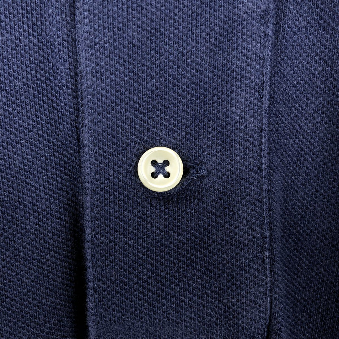 Ralph Lauren POLO RALPH LAUREN Long Sleeve Polo Shirt Men's M unclear navy blue type Vintage Second Hand