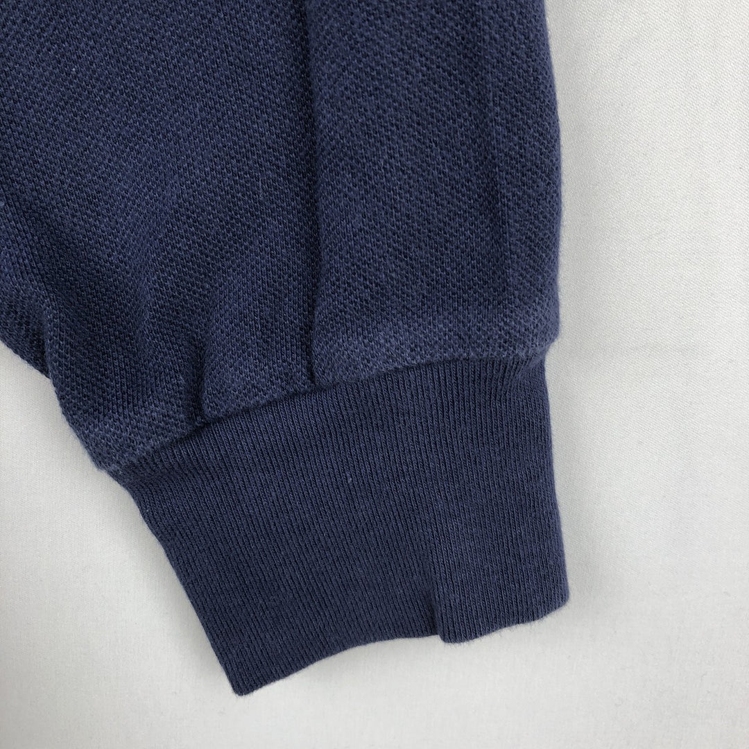 Ralph Lauren POLO RALPH LAUREN Long Sleeve Polo Shirt Men's M unclear navy blue type Vintage Second Hand