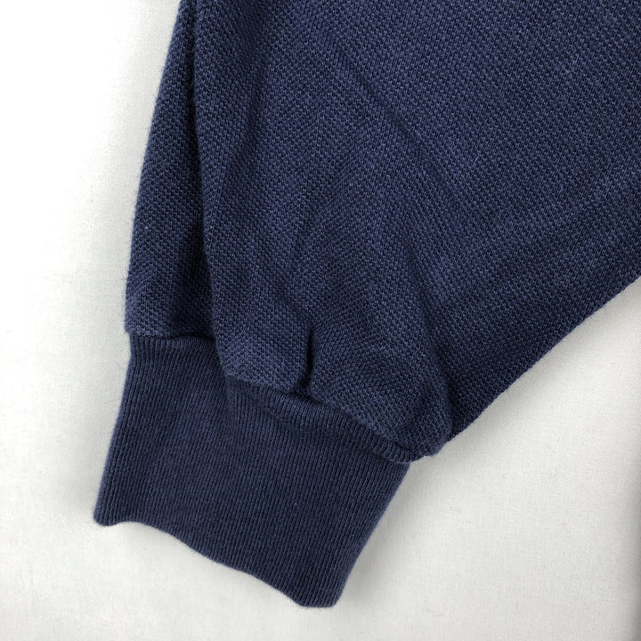 Ralph Lauren POLO RALPH LAUREN Long Sleeve Polo Shirt Men's M unclear navy blue type Vintage Second Hand